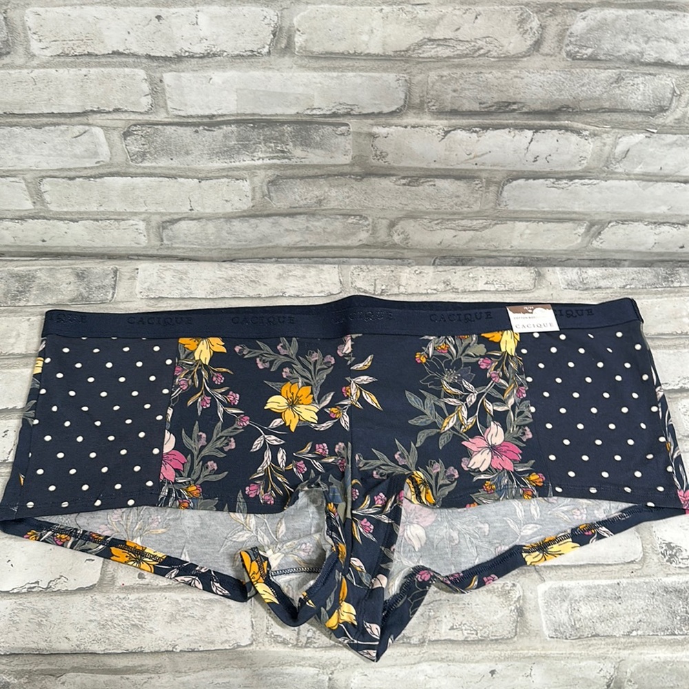 NEW Lane Bryant Cacique cotton boyshort panties 22/24